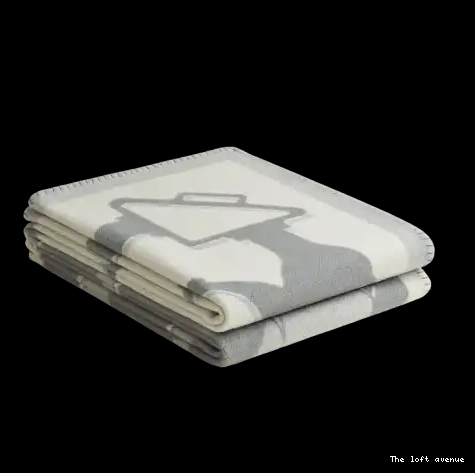 BLANKET TATERSALE WOOL THROW HERMES 0623